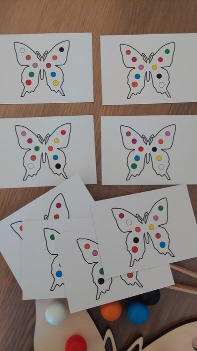 Jogo Borboleta de madeira NOVO