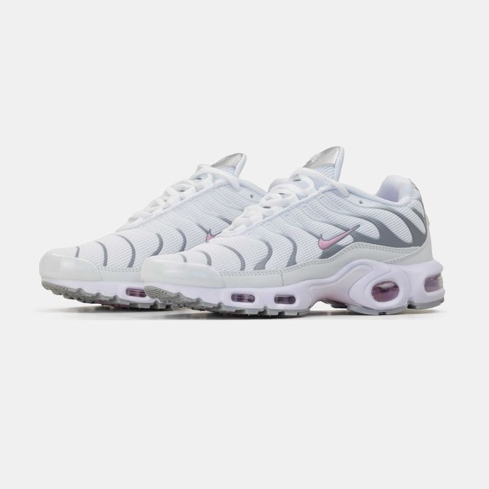 Женские кроссовки Nike Air Max TN Plus White Grey Pink