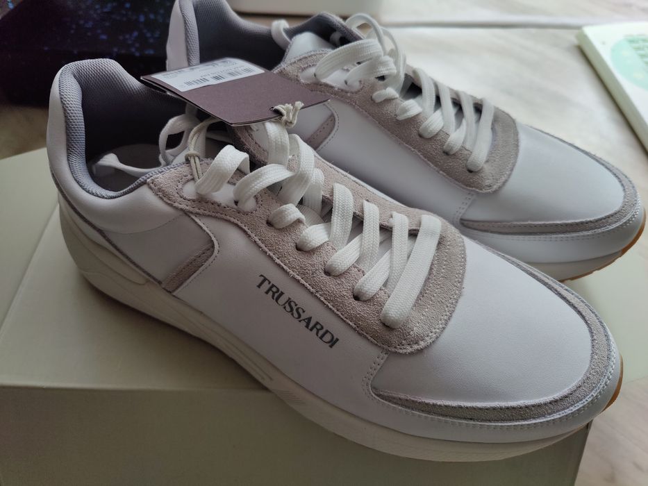 НОВІ Кросівки Trussardi white EU44