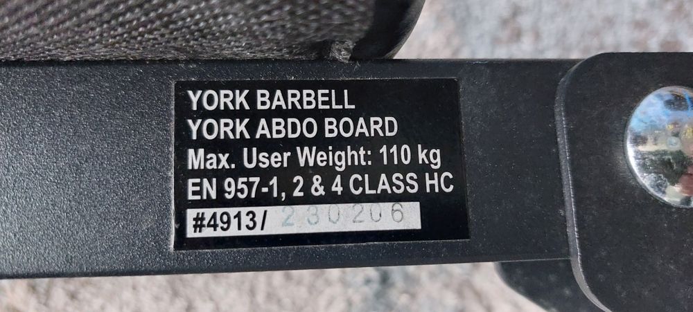 Ławeczka do ćwiczeń York fitness