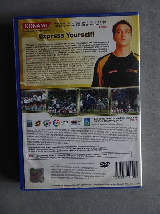 Jogo Playstation 2 PS2 - PES Pro Evolution Soccer 6