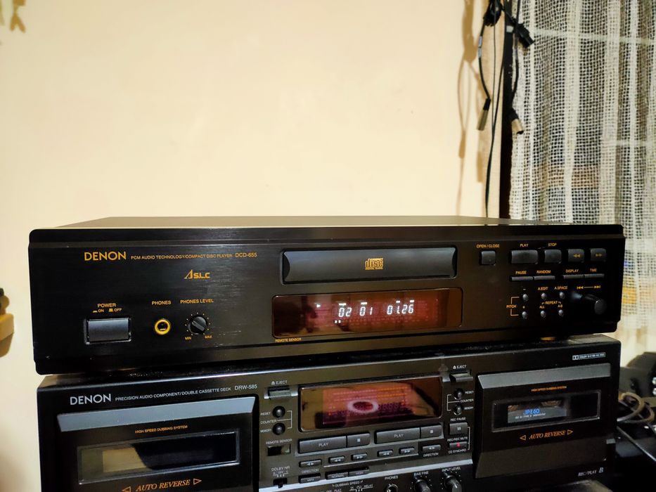 DENON DCD-655 – odtwarzacz CD Hi-Fi – 100% sprawny – stan bardzo dobry