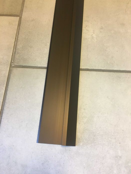 DIERRE Próg aluminiowy brąz , srebrny, czarny ,