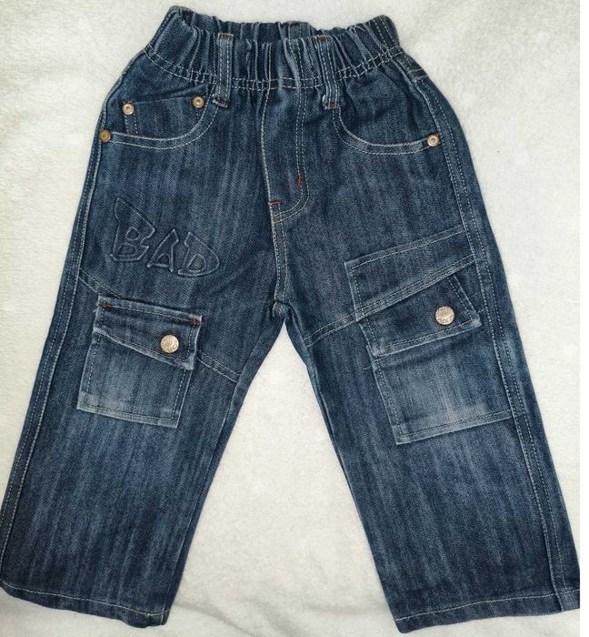 Calças de ganga para bebe