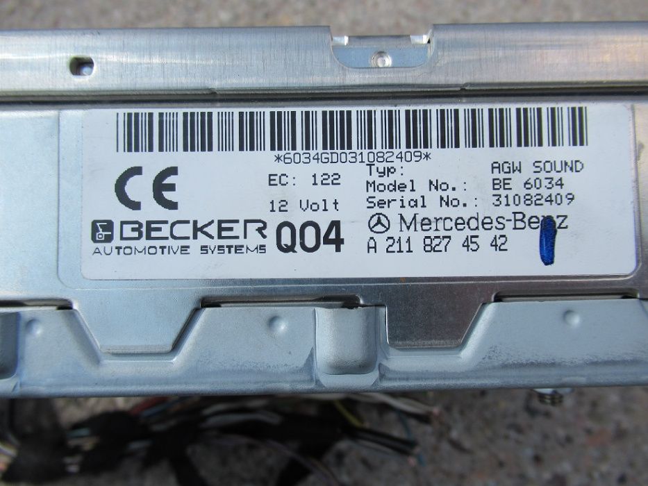 mercedes W211 CLS 219 wzmacniacz LOGIC 7