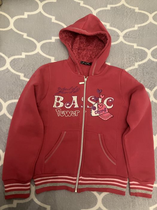 Ciepły dresik dziewczecy różowy.