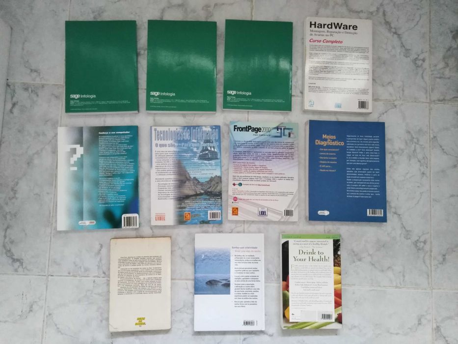 Livros de Informática, Tecnologia, Saúde, Economia, Escolares, etc