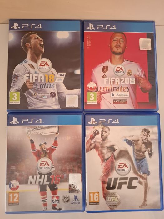 Zestaw 11 gier PS4 / PS3 - Red Dead Redemption 2, CoD, Battlefield, Sportowe