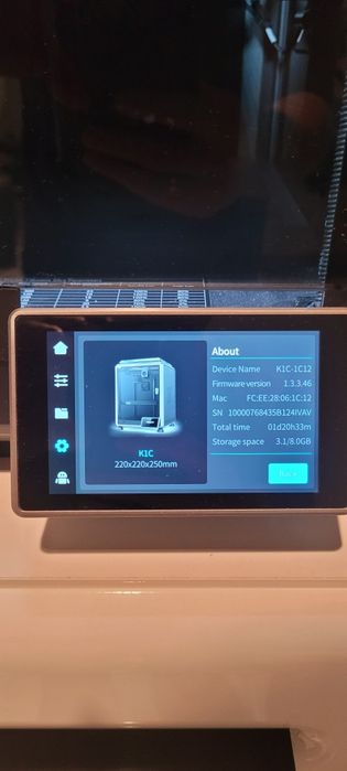 Drukarka 3D Creality K1C +suszarka Sunlu+ filament
