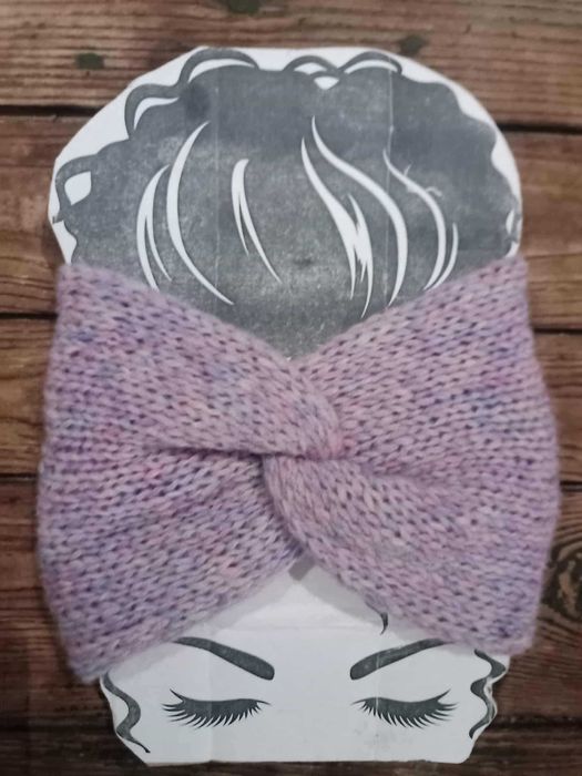 Opaska Handmade turban, dwuwarstwowa, Węzeł szeroka, Alpaca.