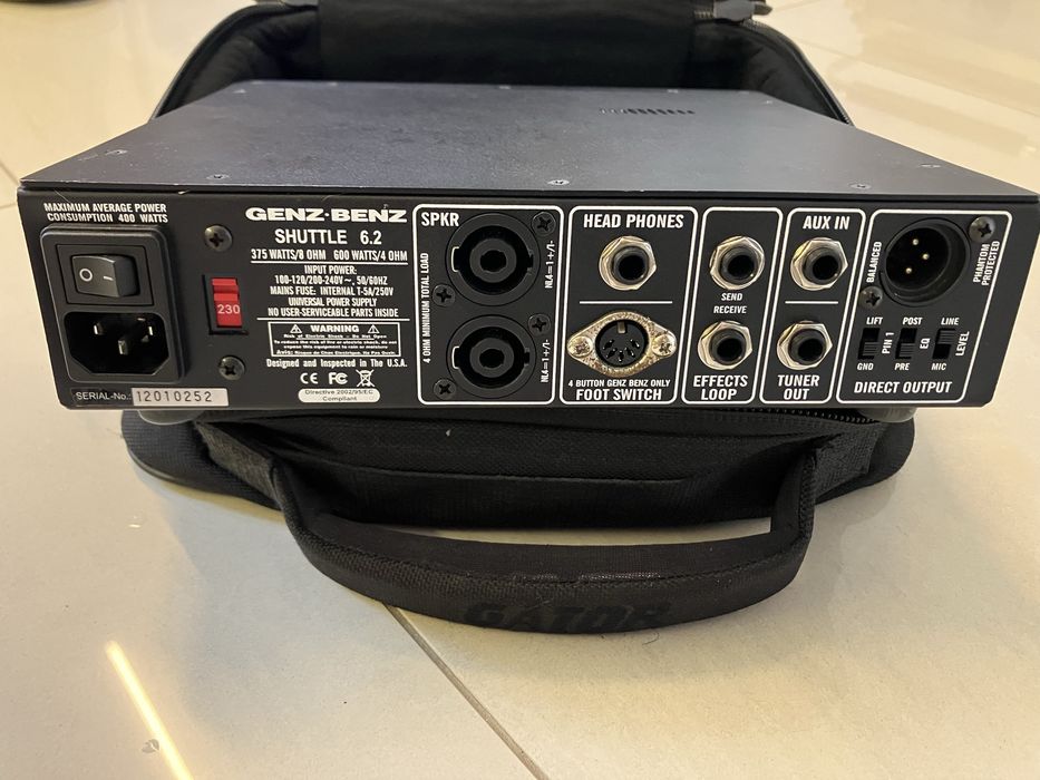 Wzmacniacz basowy Genz Benz Shuttle 6.2 600W Bass ! UNIKAT !