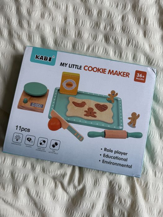 Nowa drewniana zabawka montessori zestaw kuchenny