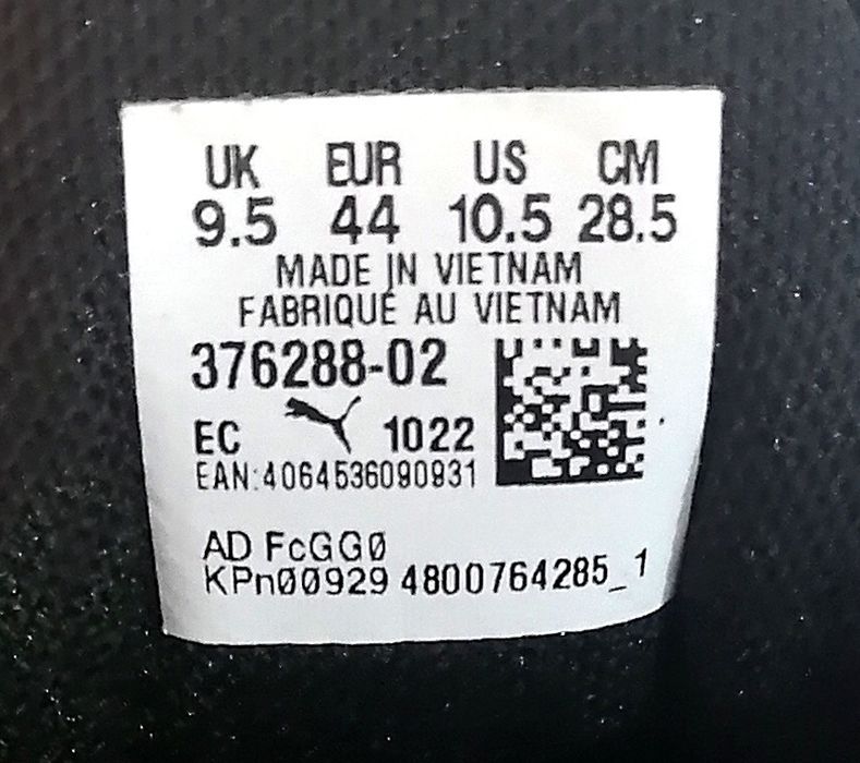 Sapatilhas PUMA - Tamanho 44 (Impecáveis)