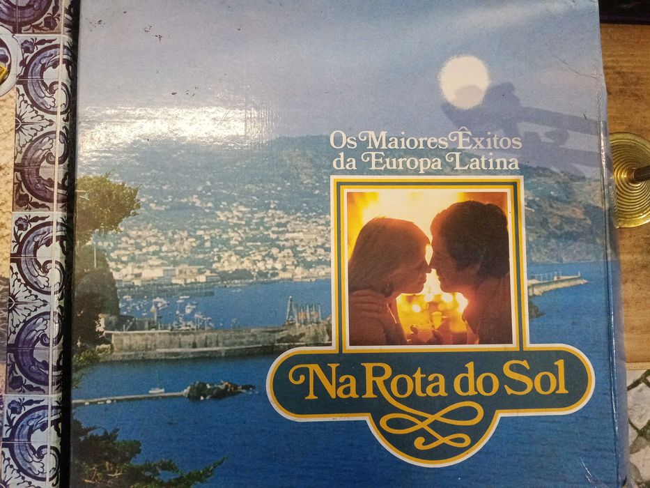 Oito Lp's em vinil, maiores êxitos da Europa latina
