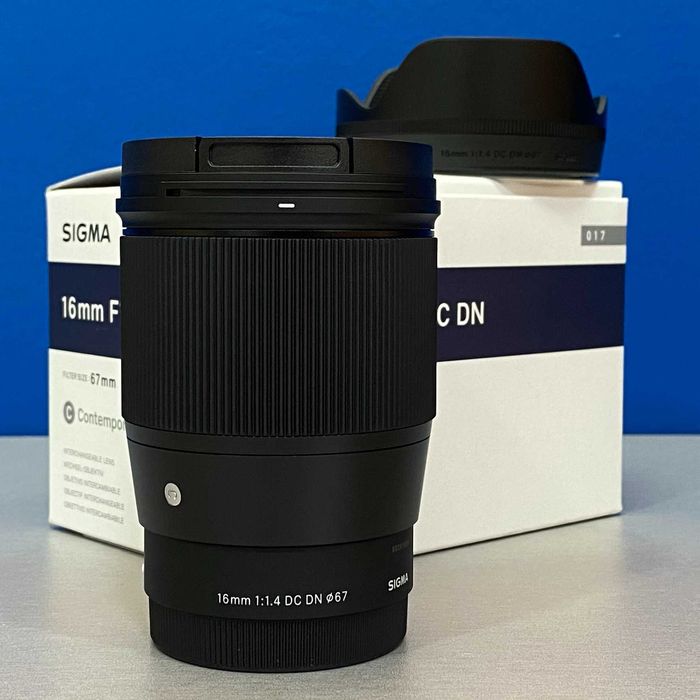 Sigma 16mm f/1.4 DC DN | Sony E-Mount | NOVA | 5 ANOS DE GARANTIA