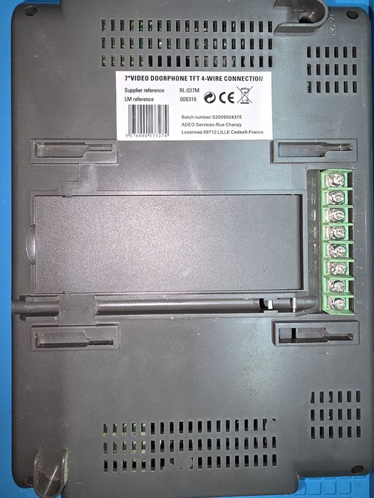 Monitor video porteiro systec