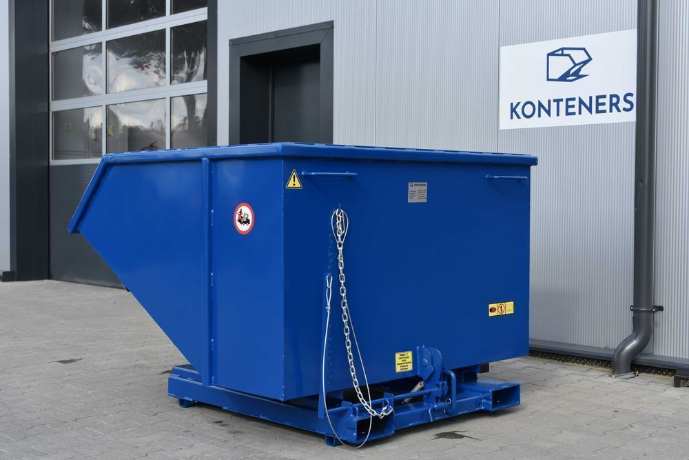 Kontener , koleba, wywrotka samowyładowcza, odpady, złom 1,5m3