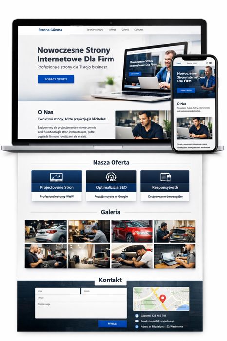 Tworzenie nowoczesnych stron internetowych dla firm – szybko i tanio