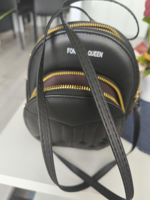 Torebka, rowerówka mała na ramię Forever Queen, czarna stan jak nowy