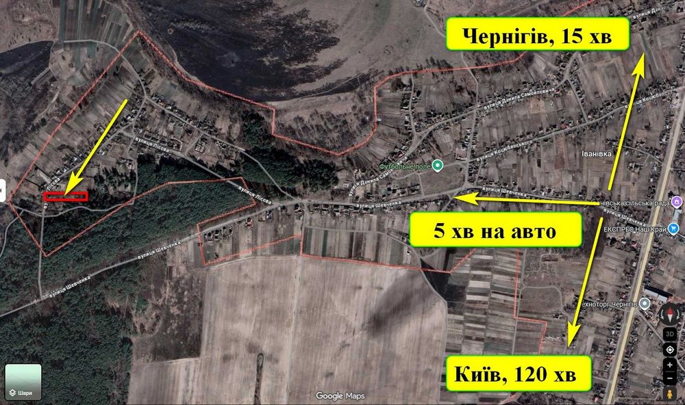 СМ Земельна ділянка для будівництва будинку мрії біля лісу