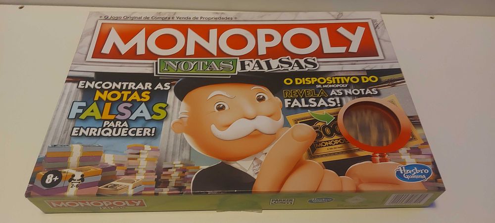 Jogo Monopoly Notas Falsas (Hasbro Gaming) - Completo em Português