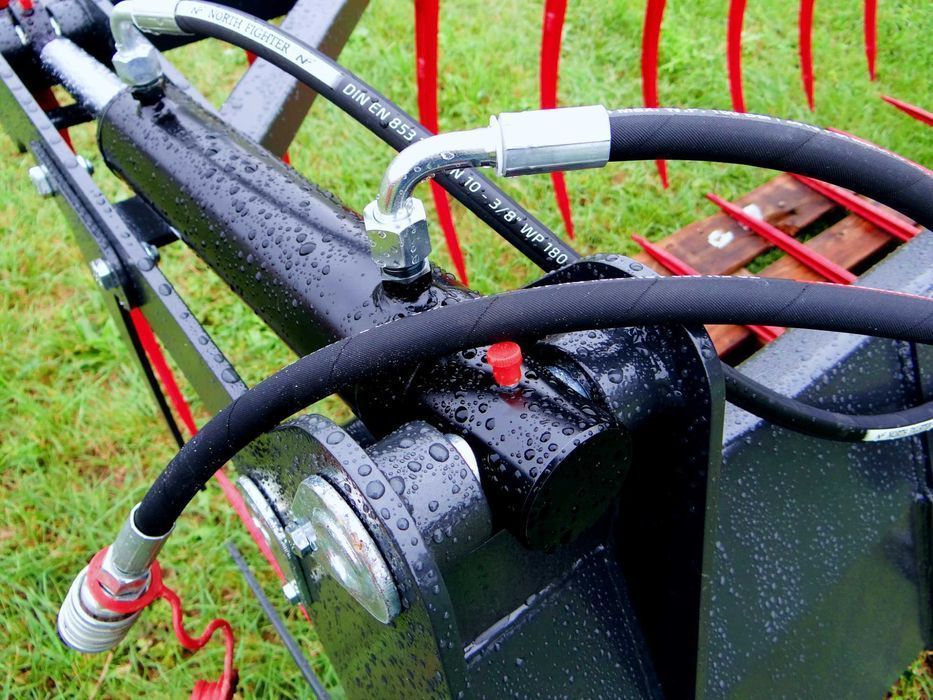 KROKODYL do obornika NOWY 2 siłownikowy widło kły gnojownik DOSTAWA