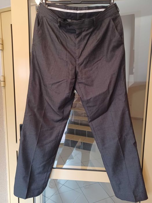 Spodnie męskie garniturowe Wełna + Jedwab marki Vistula rozmiar XL.