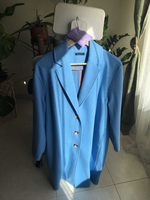 Casaco/Sobretudo cor azul tamanho L MO WOMAN