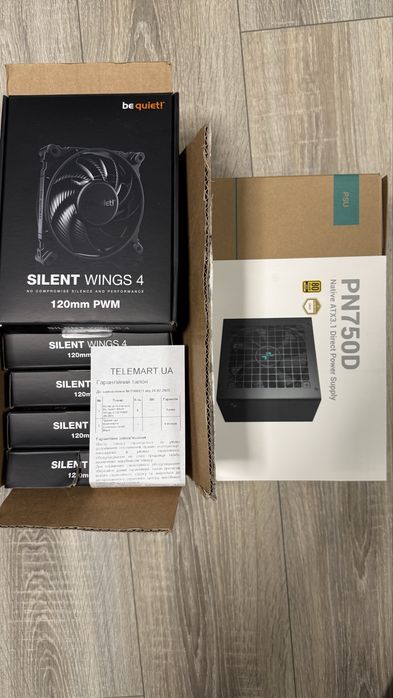 Deepcool PN750D 750W + be quiet! Silent Wings 4 кількість 5шт +корпус