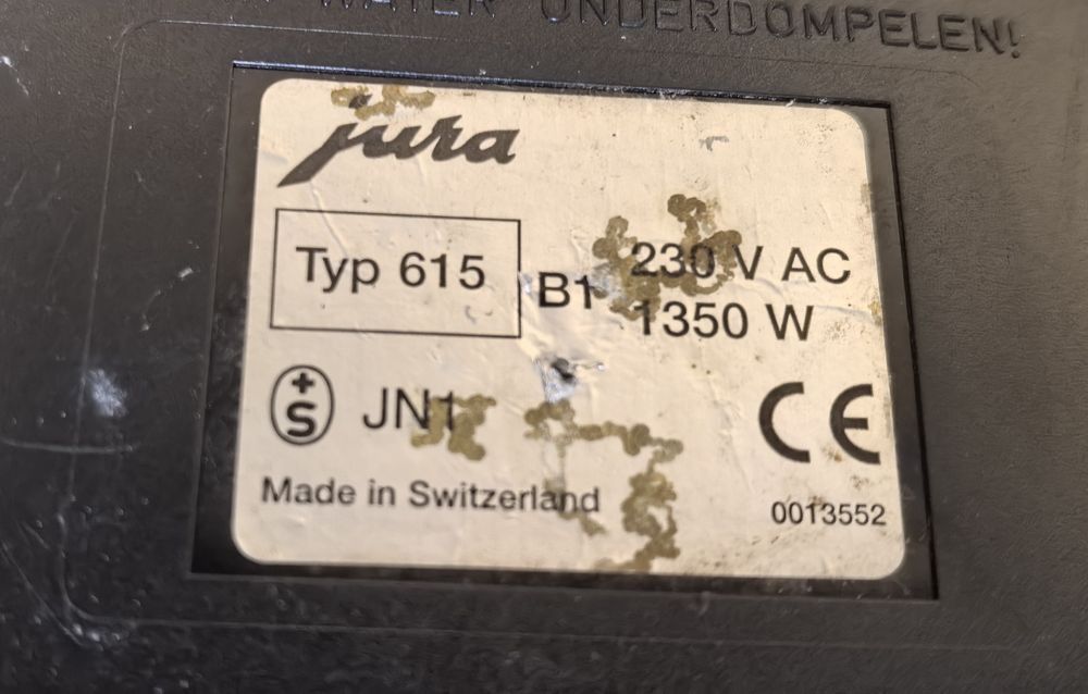 Кавова машина Jura 615/Дефект