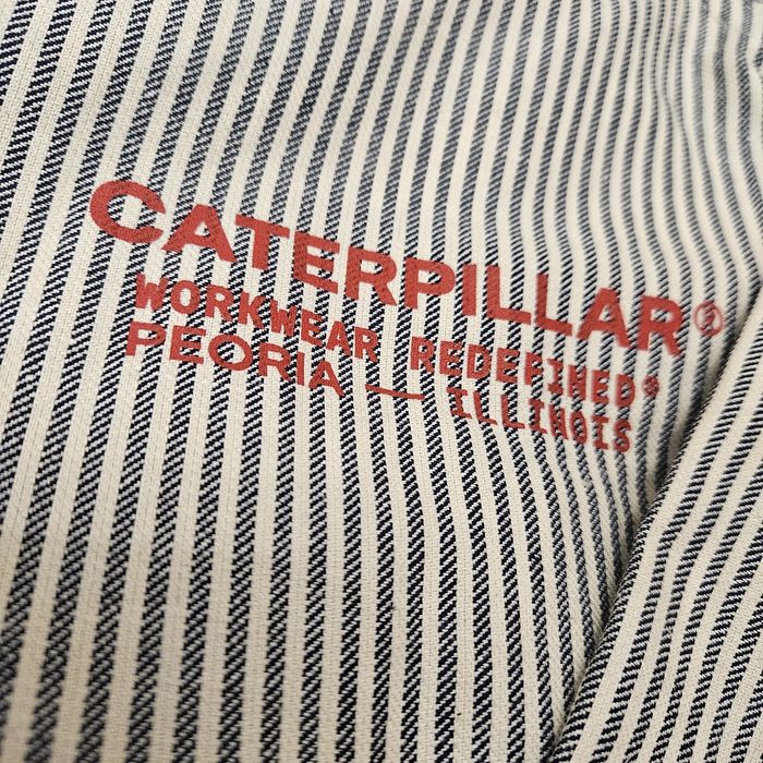 Nowa kurtka bomberka w paski Caterpillar CAT Workwear