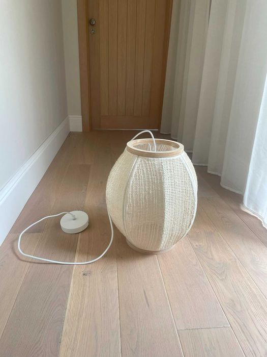 Lampa ze sznurka lnianego Zara Home