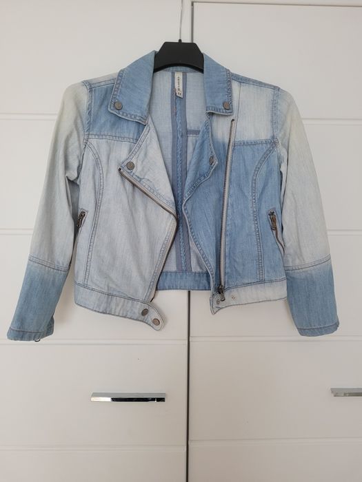 Kurtka jeansowa ramoneska Reserved jeans 34