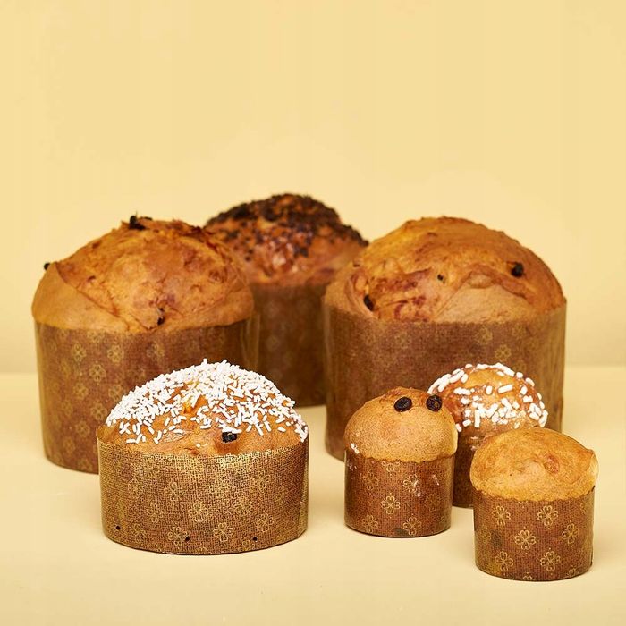 Formy Papierowe Do Pieczenia Babki Paschy Panettone 11X8,5Cm 5Szt