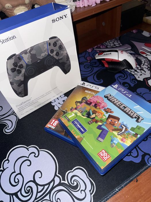 Геймпад DualSense для ps5 + 2 игры на ps4/5