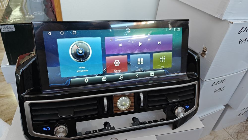 Штатная магнитола Toyota land cruiser 200 android GPS WiFi SIM card