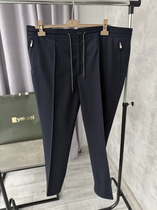 Шерстяные брюки Brunello Cucinelli ОРИГИНАЛ
