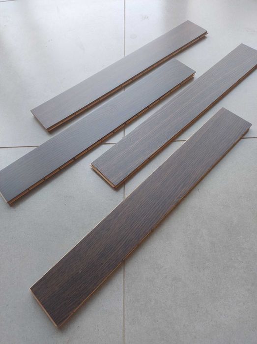 Dąb wędzony parkiet warstwowy lakierowany klasa Natur 11x70x490mm