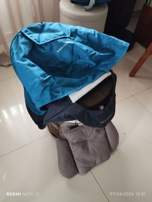 Conjunto completo da bebêconfort semi novo.Carrinho,Cadeira auto e Camaovo