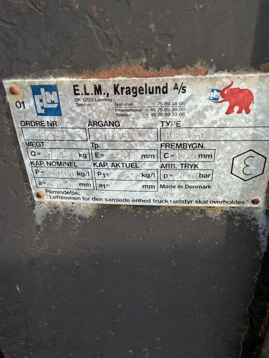 Łyżka wysokiego rozładunku