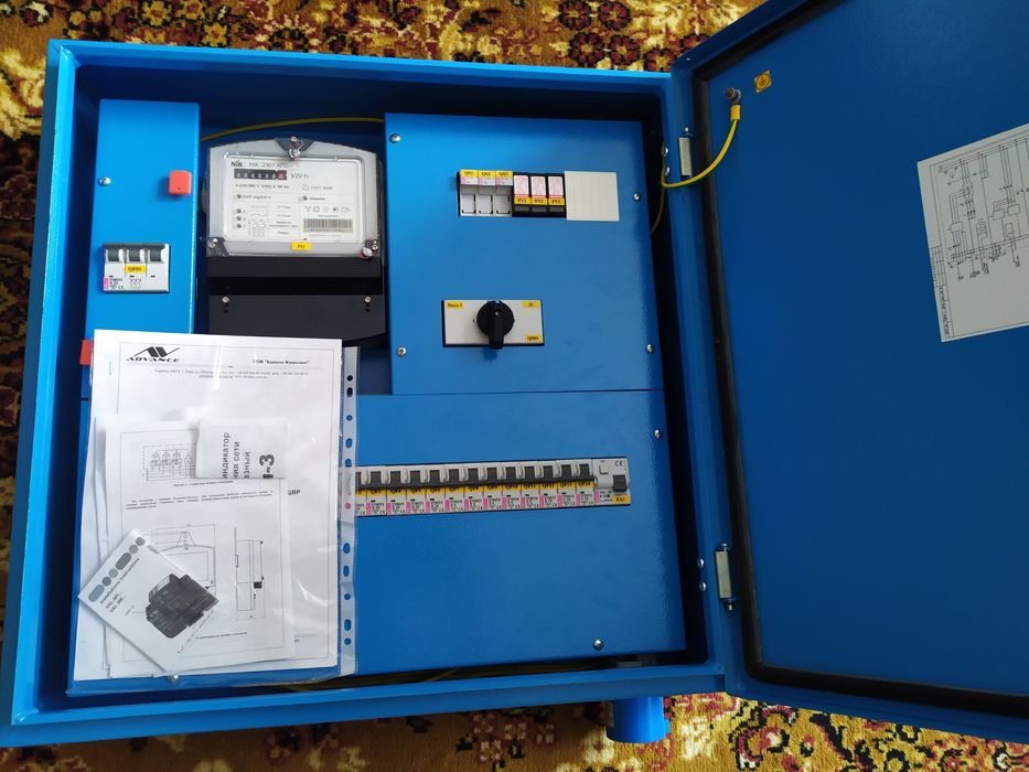 Электро щит собранный  60х60см