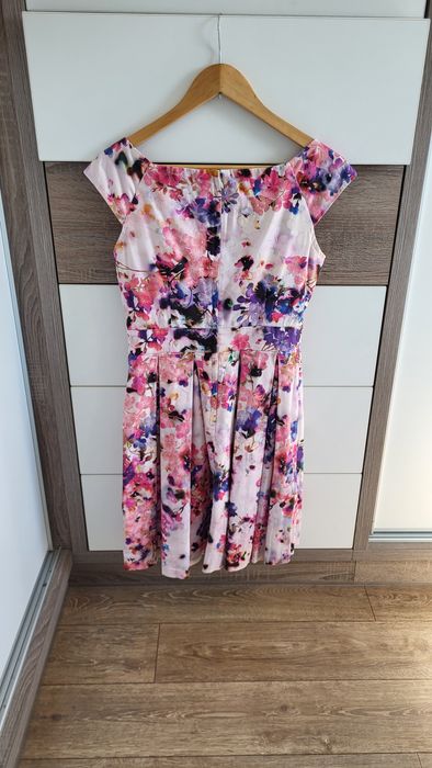 Kwiatowa sukienka Orsay 36 S letnia wesele komunia do pracy