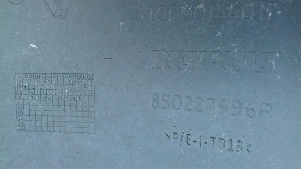 Parachoques dacia sandero ll 2 para choques 2014