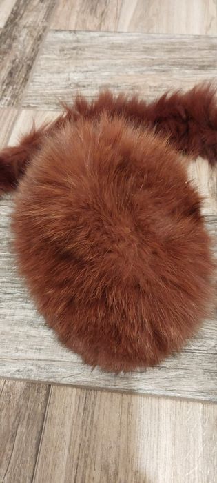 Komplet na zimę vintage czapka i szal