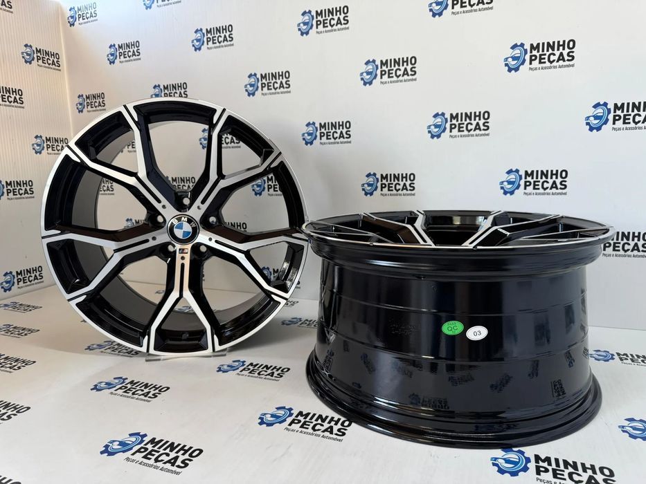 Jantes Look BMW X6 M em 20 (5x120) Preto e Polido
