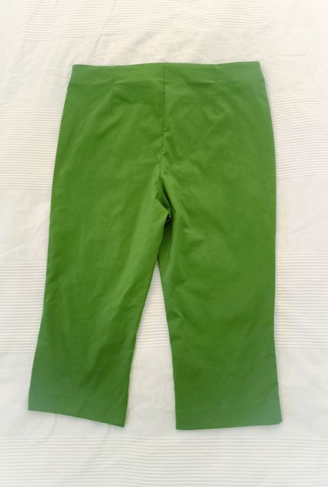Spodnie damskie rybaczki zielone