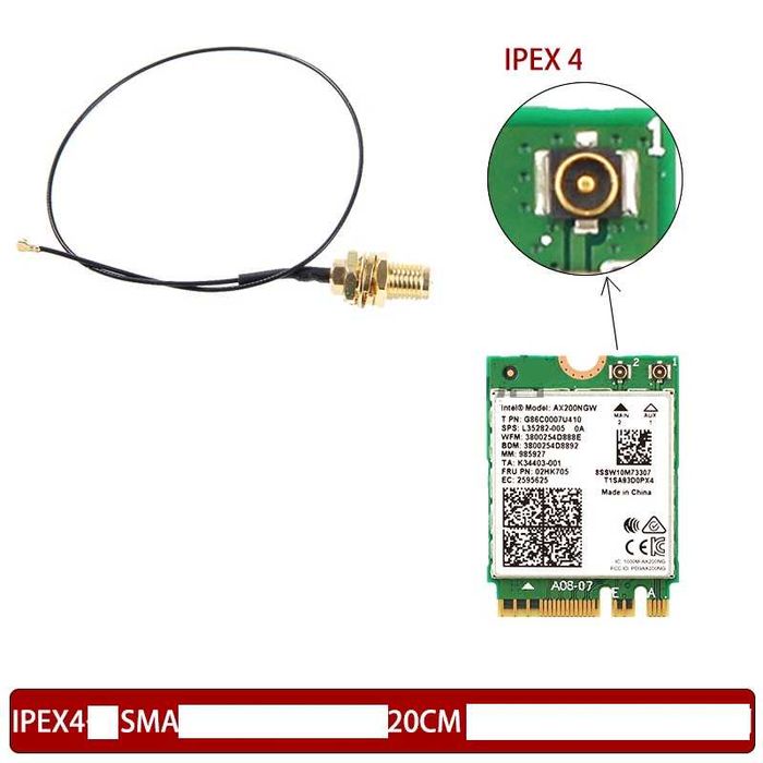 Антенны 2.4G 5G кабель IPEX 4 1 переходники SMA адаптеры Wi-Fi M2 NGFF