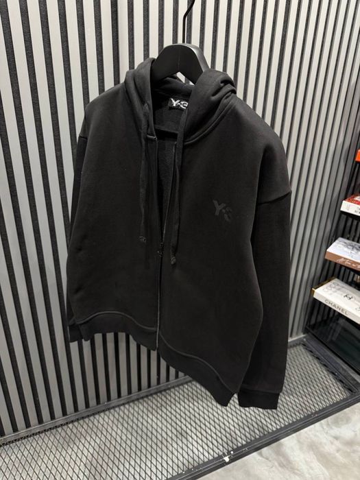 Зіп-худі Y-3 чорне чоловіче бавовняне зіп-худі йоджи хоматоха чорне