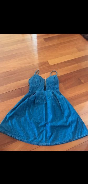 Vestido de ganga de verao