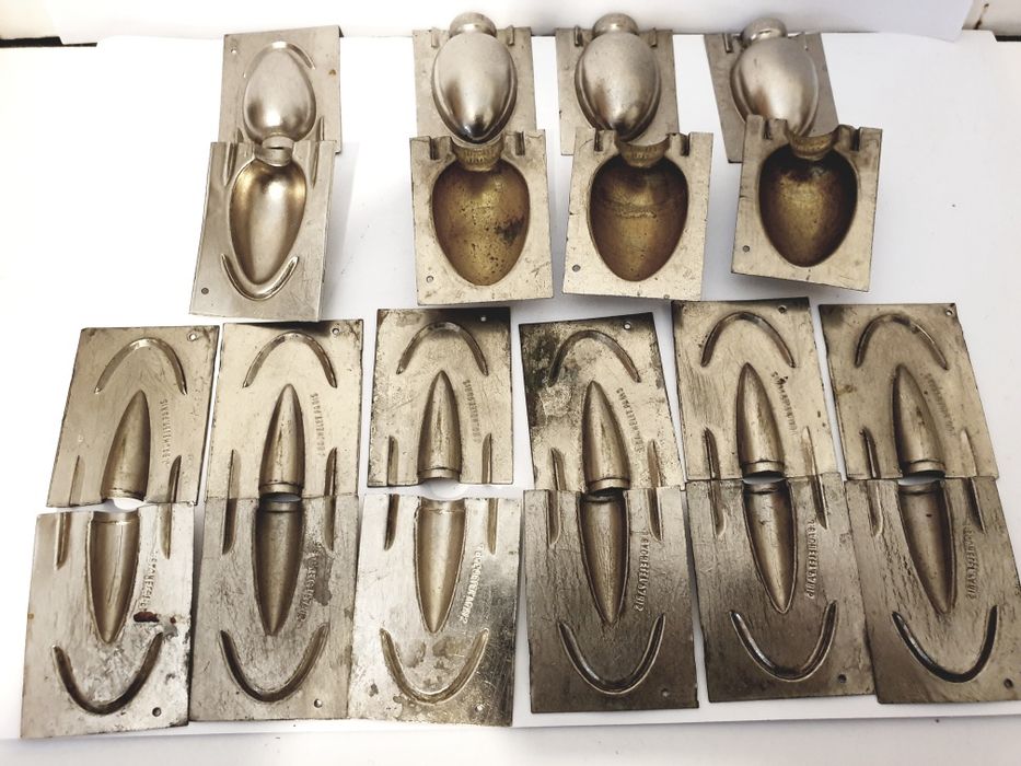 Set of Antique French Pharmacy Suppository Molds